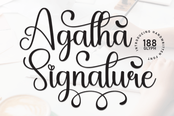 Agatha Signature: A Designer’s Font for Elegant Branding Projects