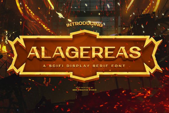 Alagereas: A Sci-Fi Serif Font That Elevates Campaign Visuals