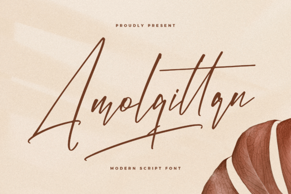 Amolqittan: A Modern Script Font That Elevates Campaign Visuals