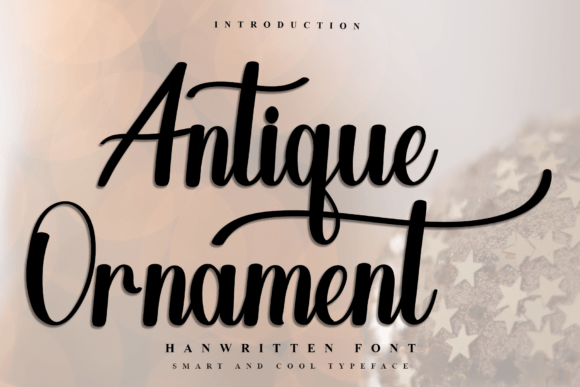 Antique Ornament: A Festive Typeface for Enchanting Brand Designs