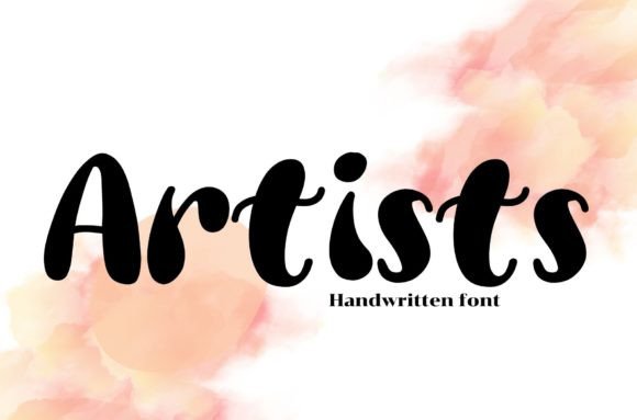 Artists: A Handwritten Font That Elevates Campaign Visuals with Personality