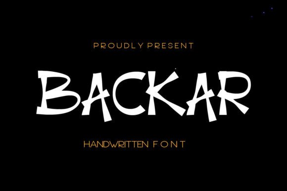 Backar: A Bold Handwritten Font for Impactful Digital Campaigns