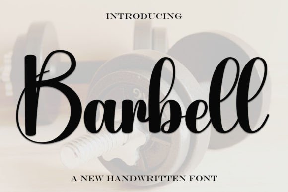 Barbell: A Handwritten Font That Elevates Modern Web Design
