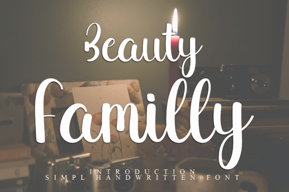 Beauty Familly: A Playful Handwritten Font for Modern Campaign Design