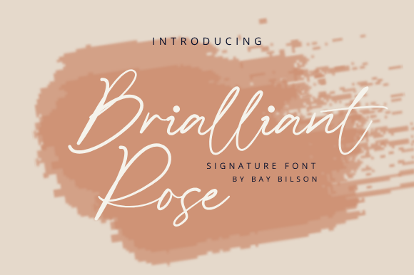 Brilliant Rose Font: A Maker’s Touch for Elegant Handmade Designs
