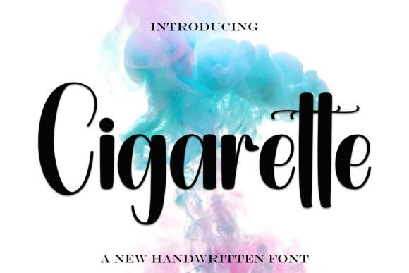 Cigarette: A Stylish Handwritten Font for Modern Marketing and Digital Design