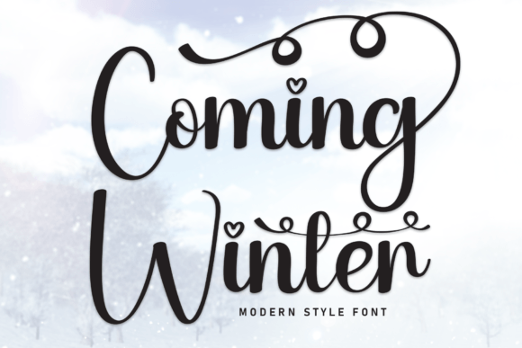 Coming Winter Font: A Sweet Touch for Professional Branding