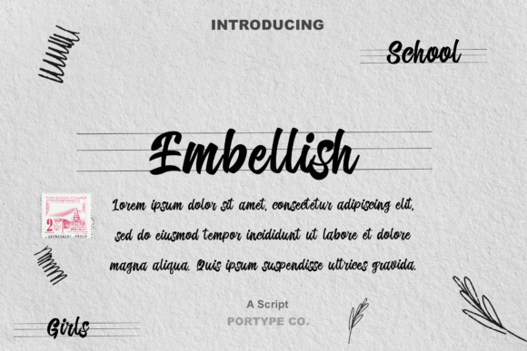 Embellish: The Script Font That Elevates Digital Marketing Design