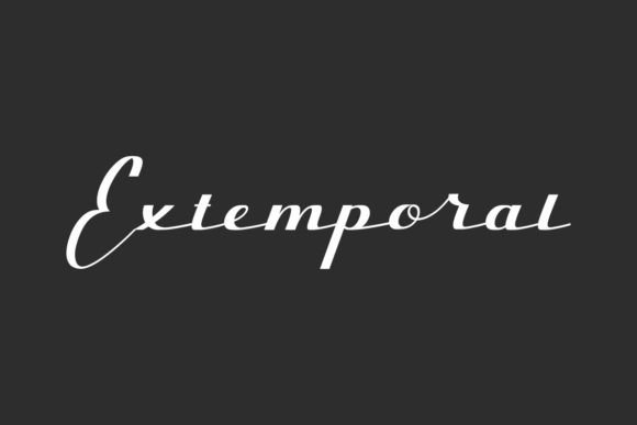 Extemporal: The Bold Handwriting Font That Elevates Handmade Designs