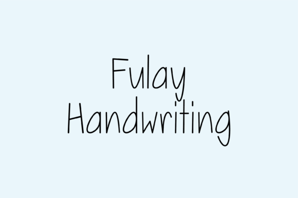 Fulay: A Whimsical Handwritten Font for Modern Web Design