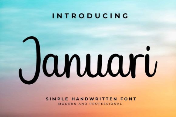 Januari: A Handwritten Font That Elevates Digital Branding