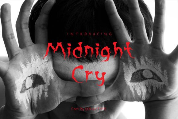 Midnight Cry: A Handcrafted Script Font for Bold Digital Design