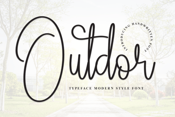 Outdor: A Sweet Handwritten Font for Playful Brand Identities