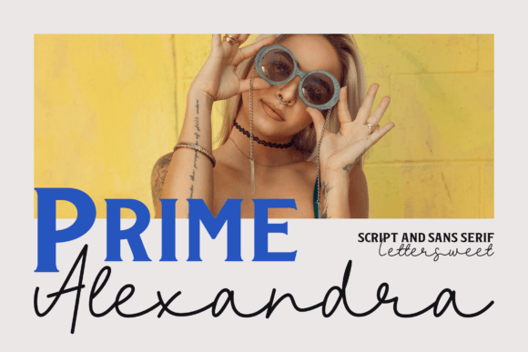 Prime Alexandra: Elevating Editorial Design with Romantic Typography