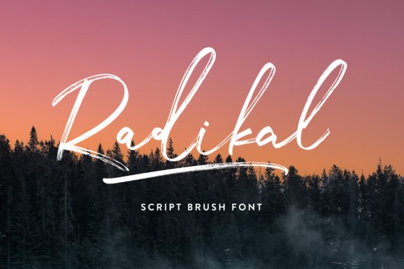 Radikal: A Hand-Drawn Brush Font That Brings Personality to Branding