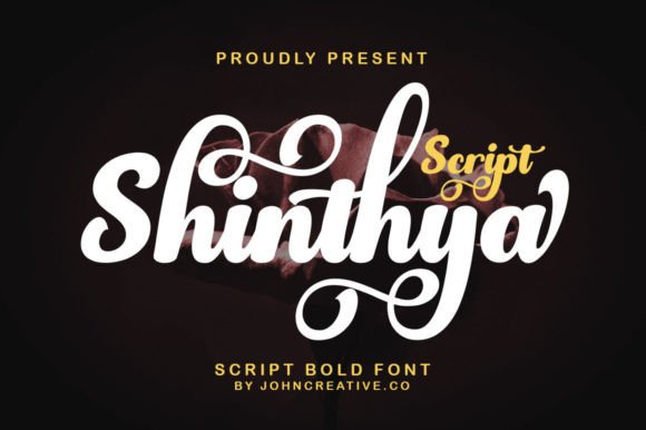 Shinthya: A Designer’s Go-To Script Font for Elegant Branding