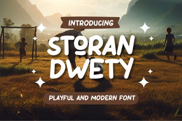 Storan Dwety: A Playful & Modern Font for Bold Branding Moments