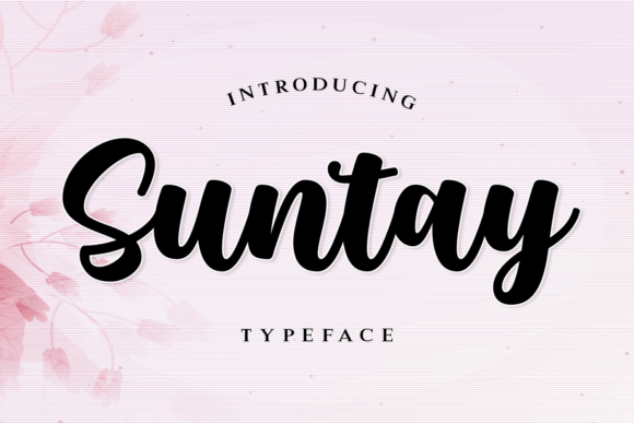 Suntay: A Bold Handwritten Font for Crafters and Product Designers