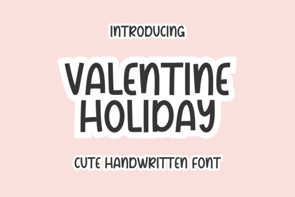 Valentine Holiday: A Charming Handwritten Font for Editorial Design