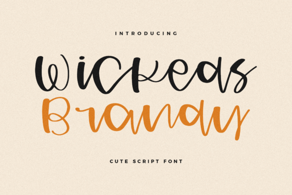 Wickeds Brandy: A Charming Script Font for Modern Web Design