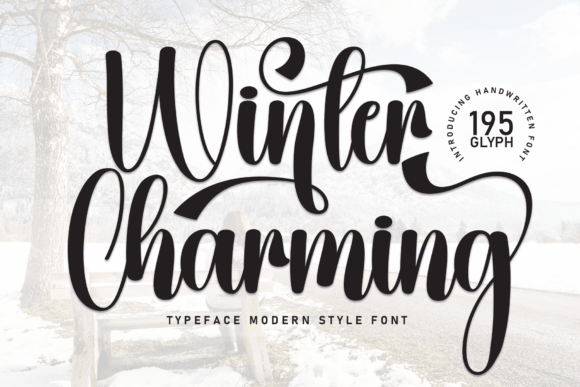 Winter Charming: A Handwritten Font for Thoughtful Editorial Design