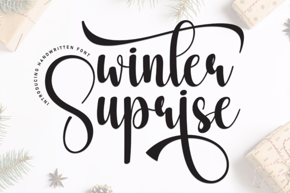 Winter Suprise: A Designer’s Take on This Festive Script Font